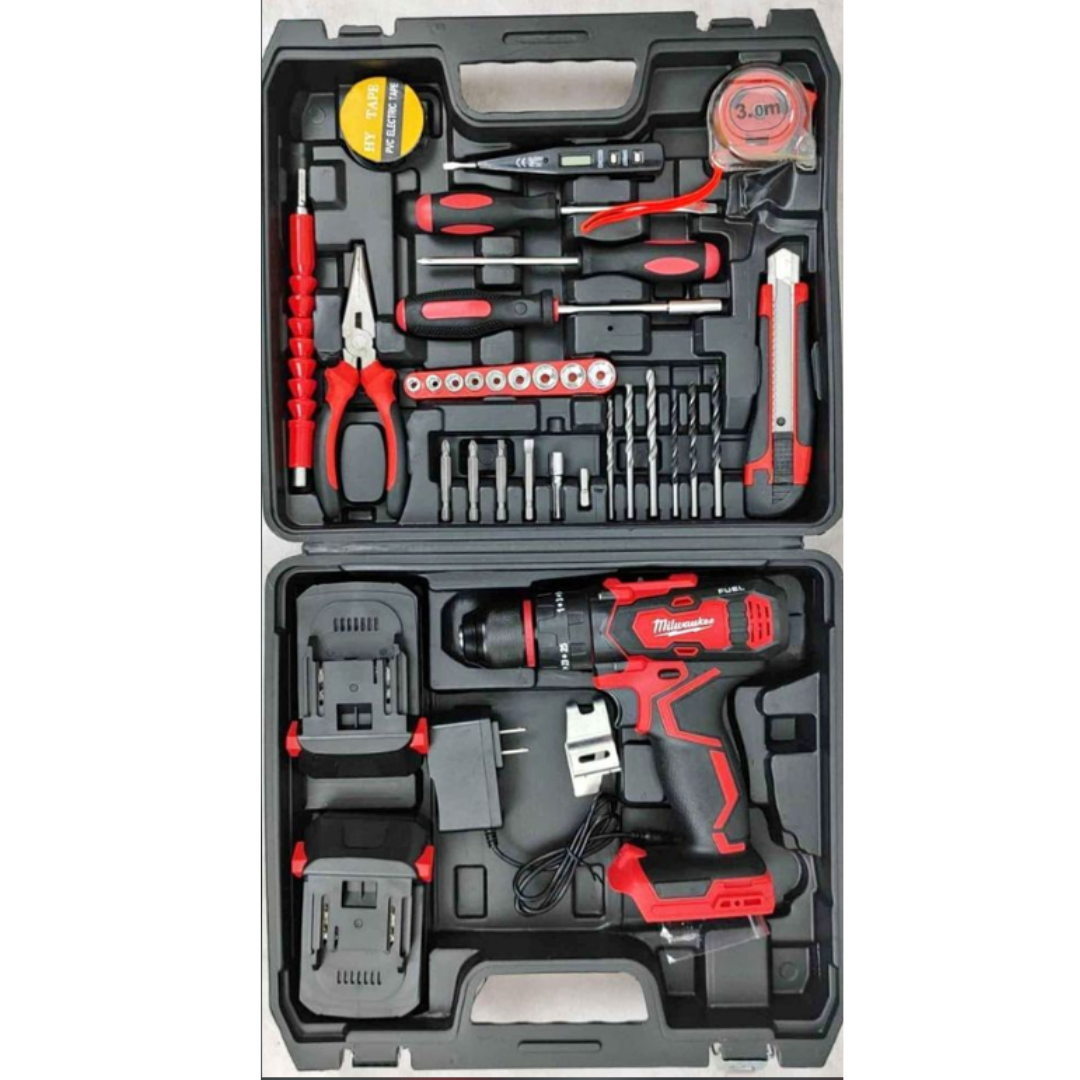 Autofiletanta electrica cu accesorii complete | Trusa profesionala de scule pentru reparatii si bricolaj | Cu valiza transport