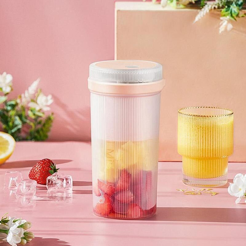 Blender portabil pentru suc de fructe sau smoothie, electric, reincarcare USB