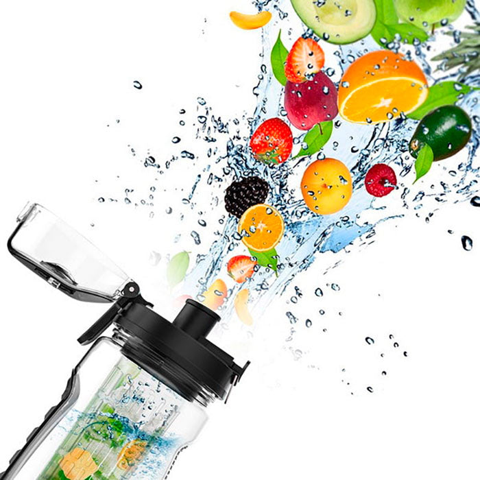 Sticla de apa cu infuzor pentru fructe,ierburi sau ceai, FruityBottle, 700ML