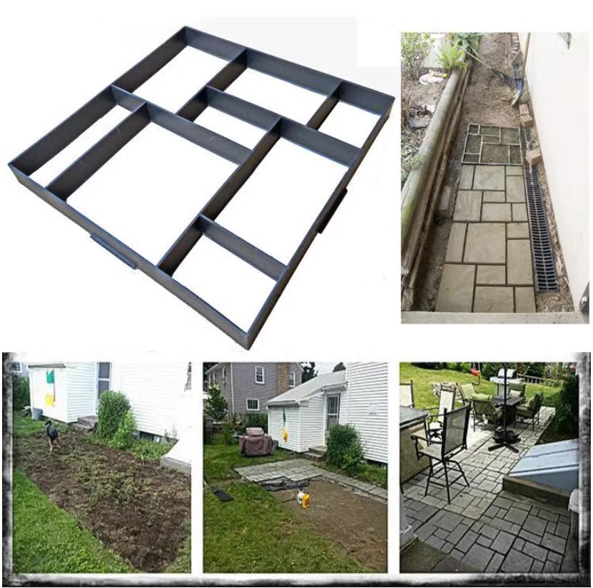 Matrita pavaj beton Model 1 – 30x30 cm | Forma clasica dale patratoase | Reutilizabila pentru alei si curte DIY