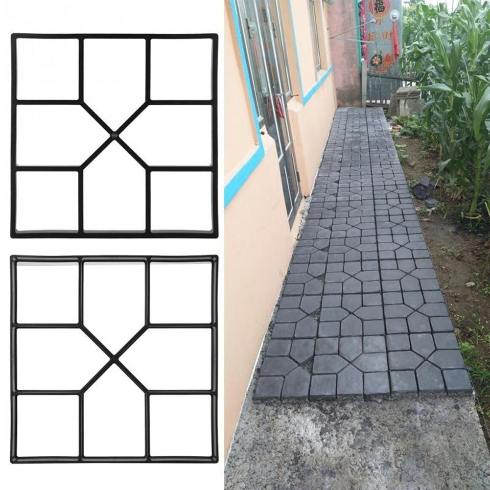 Matrita pavaj beton Model 3 – 40x40 cm | Forma dreptunghiulara piatra cubica | Reutilizabila pentru curte si terasa
