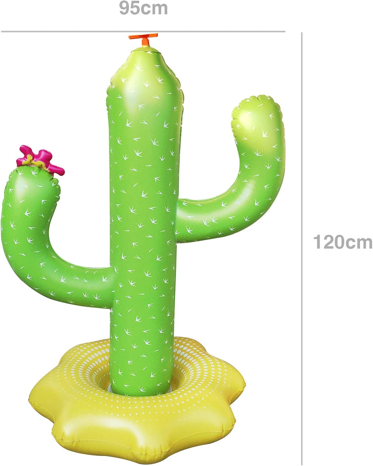 Aspersor gonflabil in forma de cactus pentru copii, 120x95cm