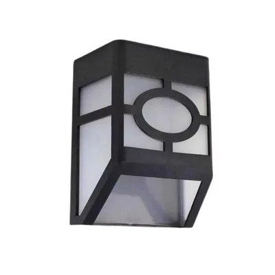 SET 4x Lampa solara cu senzor geometric, IP65, lumina alb cald