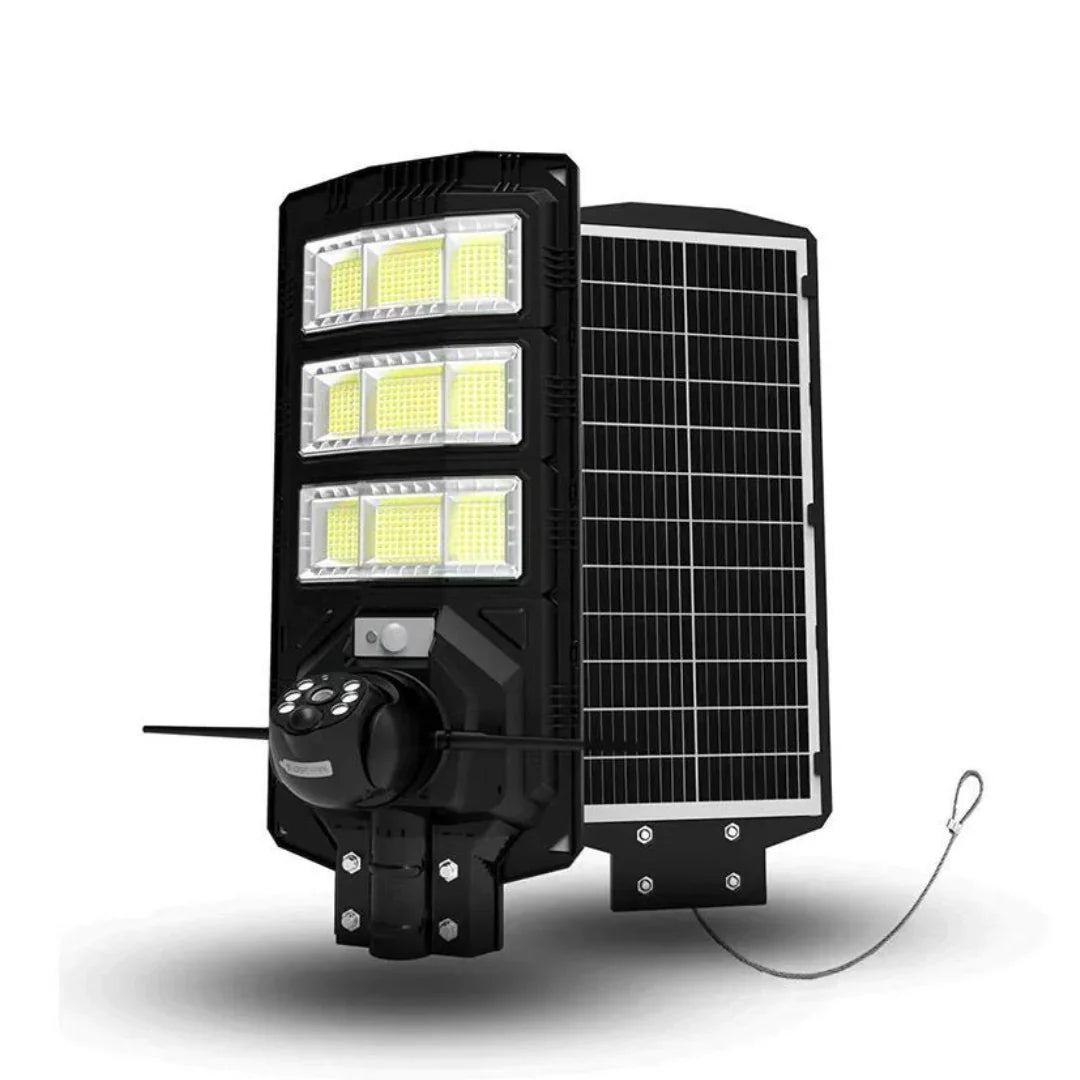 Lampa solara stradala LED, camera de supraveghere, Rotativa, 4G cu SIM, 300W