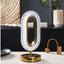 Lampa ambientala Crystal, cu touch, incarcare USB, Auriu