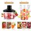 Blender de mana 4 in 1, 400W, 2 viteze, Functie turbo, Cana 500 ml, Tocator 600 ml