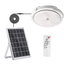 Plafoniera solara 100-200W, diametru 240mm, cu telecomanda, control inteligent, IP65, Alb