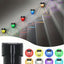 SET 6 LAMPI SOLARE DE PERETE TIP BAMBUS ALB CALD/COLORAT