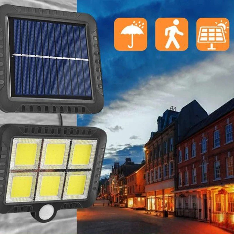 1+1  Proiector LED solar cu senzori de lumina LP-0067