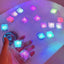 Set 12 cuburi de gheata luminoase cu LED