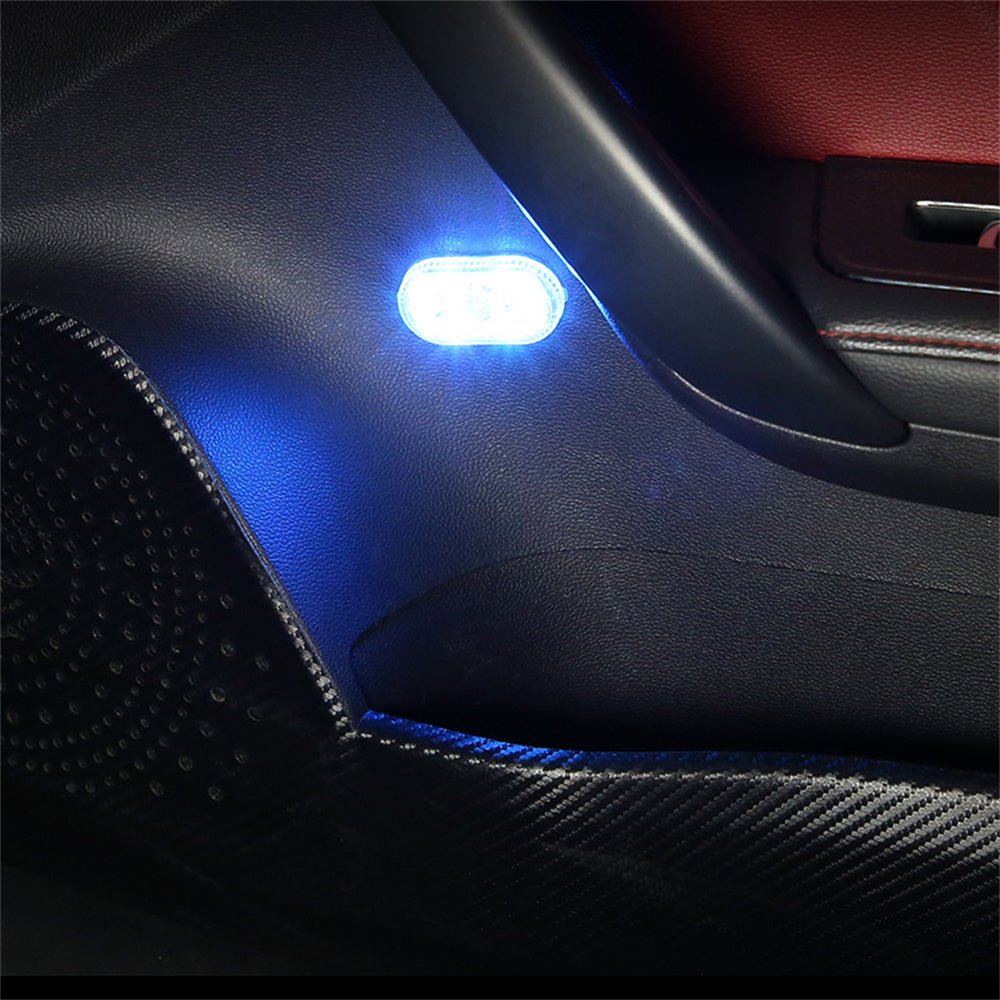 Mini Led Interior Auto, Lumina Ambientala Fara Fir, Reincarcabila USB