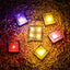 Lampa Solara Exterioara tip Cub de Gheata